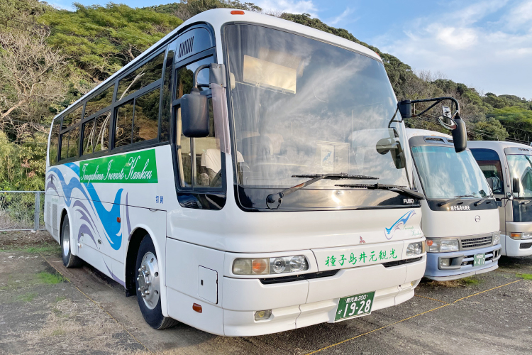 種子島井元観光バス 中型バス